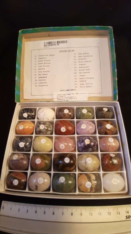 Gemstones Eggs Display