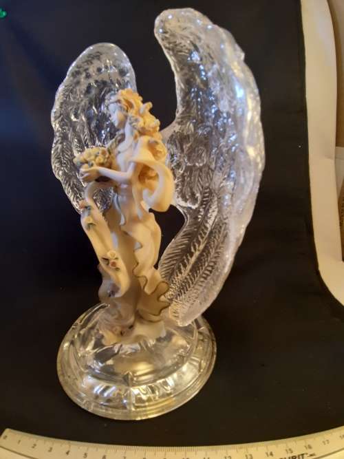Angel Of Hope "Heaven's Crystal Blessings" Figurine Hight 21cm width 15 cm
