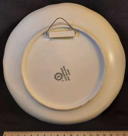 Vintage Plate Flowers of Israel  fine porcelain Israel