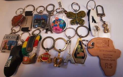 Key Ring collection all sorts  16 pc