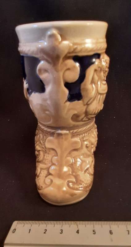 Stein Cowboy boot mug  made in Germany Hight 11 x 9.5 cm