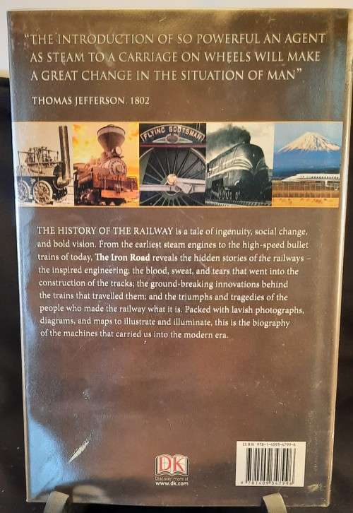 Book The Iron Road the illustrated History of Railway By Christian  Wolmar