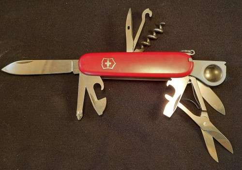 Victorinox - Explorer Swiss Army Knife With red scales