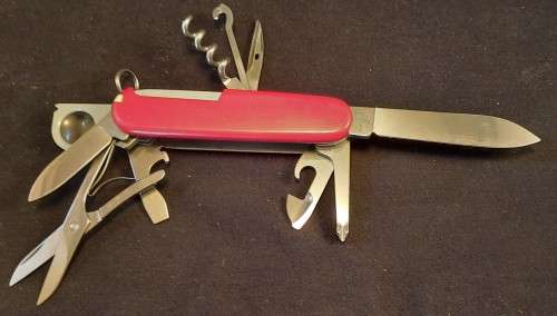 Victorinox - Explorer Swiss Army Knife With red scales