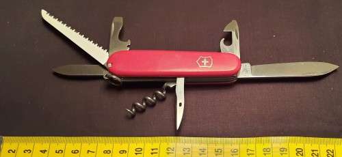 Victorinox Swiss Army Knife Camper-Good  Record Logo condition as per Pictures