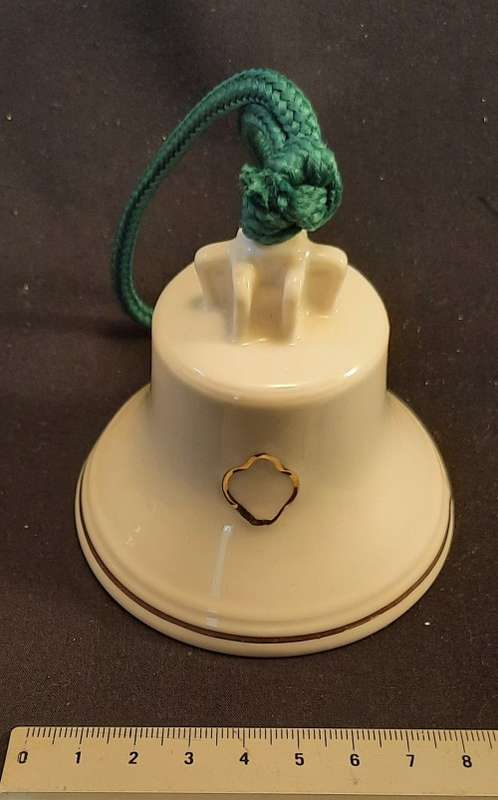Vintage Irish Porcelain Bell  Belleek
