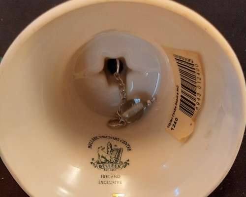 Vintage Irish Porcelain Bell  Belleek