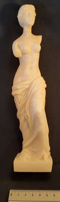 Greek  Statue, Venus de Mile  H 24 cm  W 5  cm Condition as per Pictures