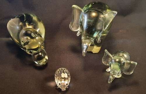 Glass Hand made ornaments made from recycled nqwenya glass in Swaziland