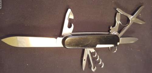 Swiss Army Knife (Climber) Victorinox White scales one side Black scales other side