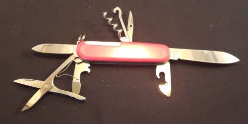 Swiss Army Knife (Climber) Victorinox Red to orange scales