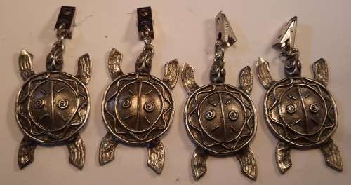Patio Table Cloth weigths metal with clips