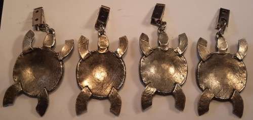 Patio Table Cloth weigths metal with clips