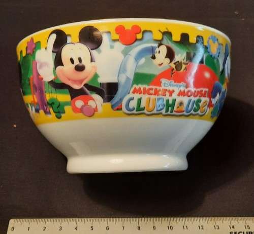Porridge Bowl Micky Mouse clubhouse Made in Spain width 14 cm Hight 8 cm