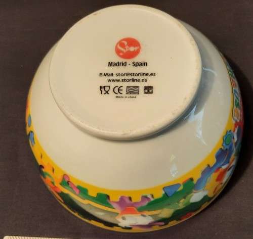 Porridge Bowl Micky Mouse clubhouse Made in Spain width 14 cm Hight 8 cm