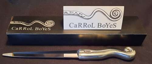 Carrol   Boyes letter opener wave in older box
