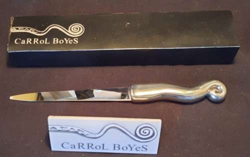 Carrol   Boyes letter opener wave in older box