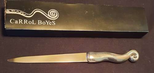 Carrol   Boyes letter opener wave in older box