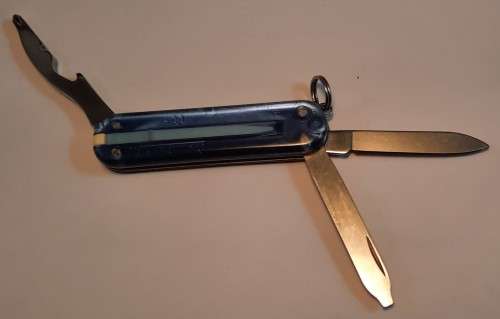 Victorinox Swiss Army Knife - Classic sd blue Translucent Scales