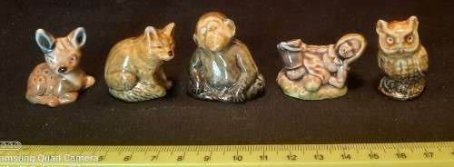 Wade Whimsie Animals Figures five pieces as per pictures
