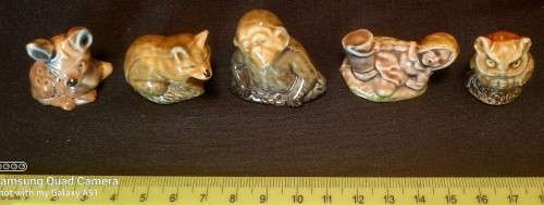 Wade Whimsie Animals Figures five pieces as per pictures