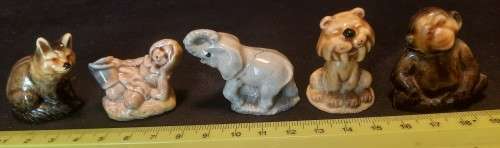 Wade Whimsie Animals Figures five pieces as per pictures