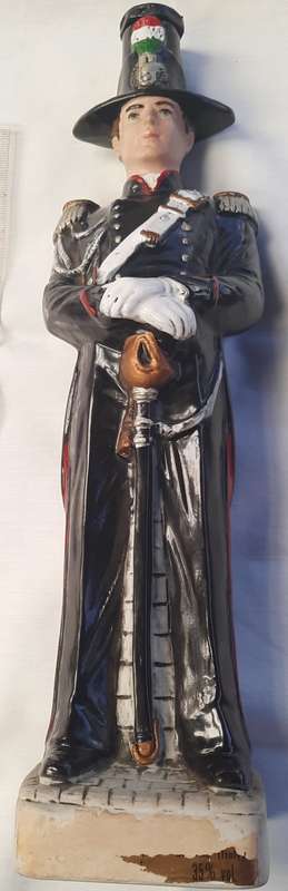 Vintage porcelain Decanter from 1960-1970 Carabinieres limited edition no 02663