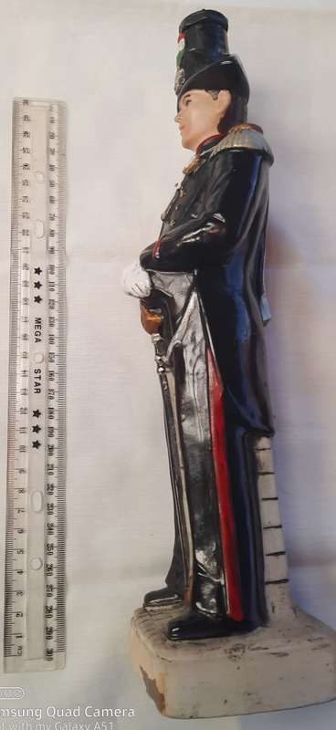 Vintage porcelain Decanter from 1960-1970 Carabinieres limited edition no 02663