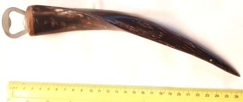 Bottle opener with Buck Horn Handle