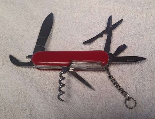 Wenger Traveller Swiss Army knife  in Red scales Discontinued