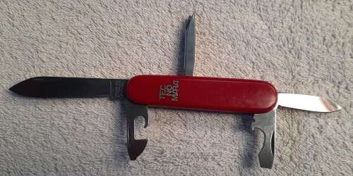 Victorinox Small Tinker 84 mm Swiss Army Knife Red   Scales