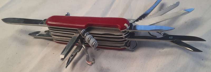 Victorinox Pocket Knife Swiss Champion as per pictures good condition