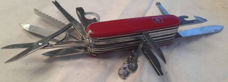 Victorinox Pocket Knife Swiss Champion as per pictures good condition