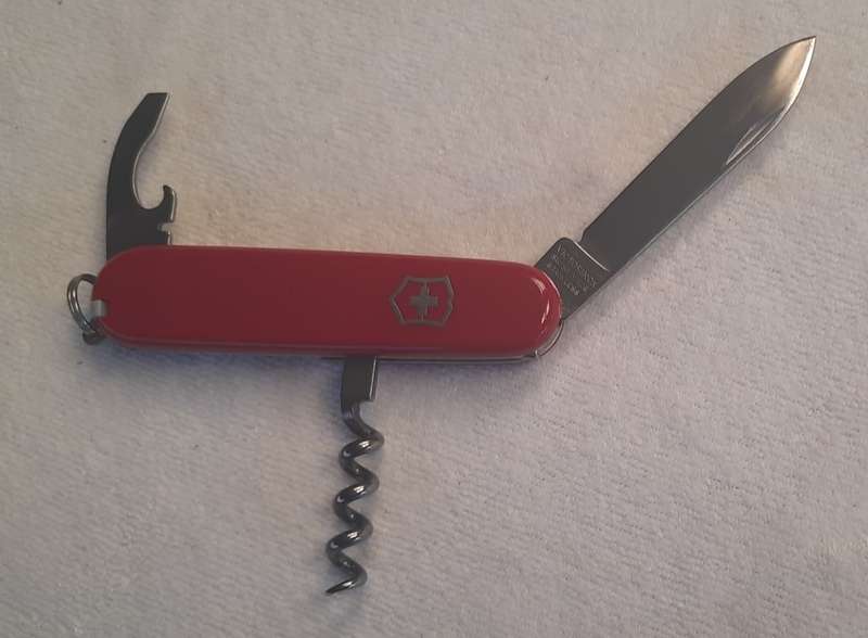 Victorinox Swiss Army Knife - Waiter Red scales