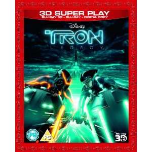Tron Legacy: 3 Disc Super Play (Blu-ray 3D + 2D Blu-ray + Digital Copy) [Blu-ray] >>>No Waiting<<<
