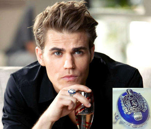 The Vampire Diaries: Stefan Salvatore Family Crest Ring (Sun/Protection Ring)