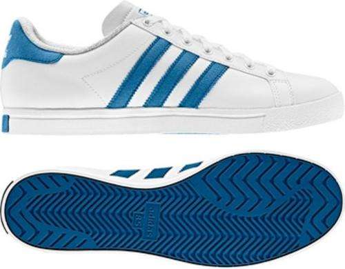 Adidas Originals Court Star White Blue Mens Casual Shoes - Size: 8(7.5) - VERY RARE