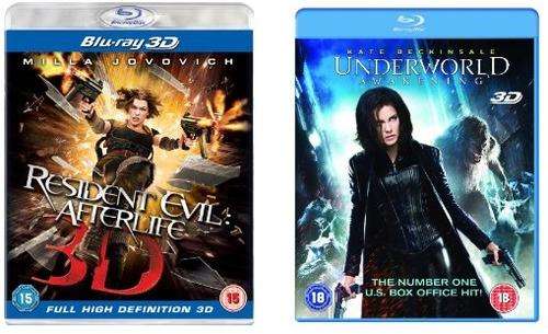 Sci-Fi 3D Bundle (Resident Evil:Afterlife3D/Underworld: Awakening) [Blu-ray 3D]