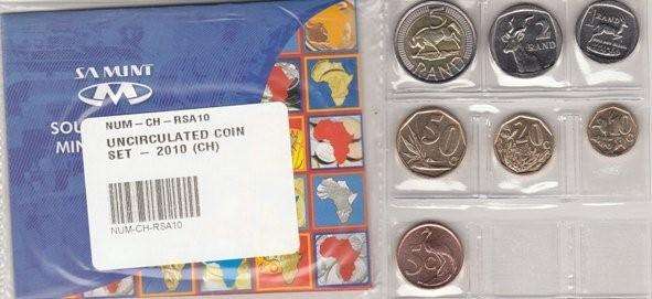 Uncirculated 2010 SA Mint Coin Set