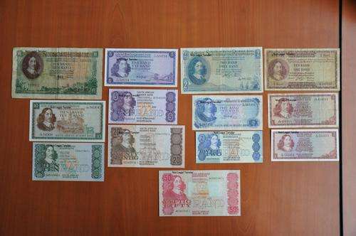 Various South African Bank Notes