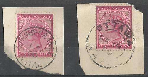 NATAL - A GREAT SELECTION OF POSTMARKS! UNCHECKED!