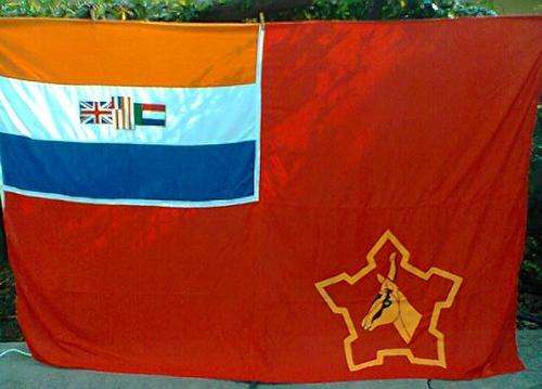SOUTH AFRICAN DEFENCE FORCE CEREMONIAL SIZE FLAG - 270 x 180cm! HUGE!!!