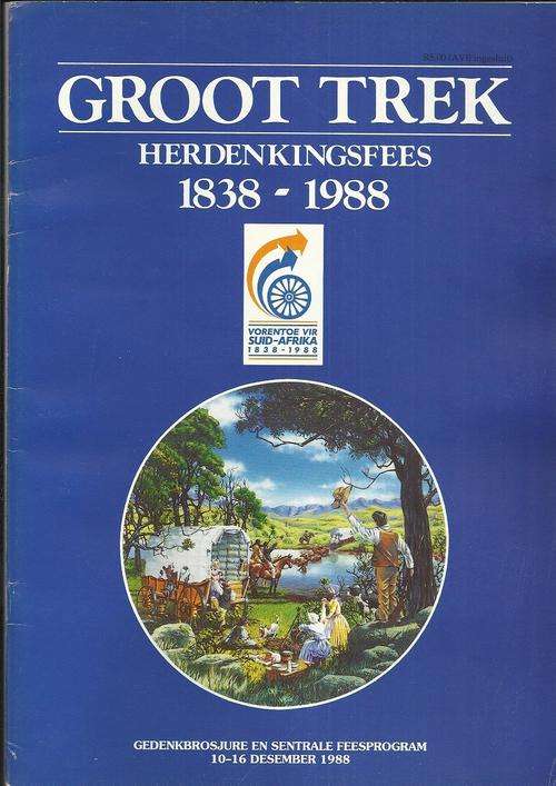 GROOT TREK 1838-1988, ATKV GEDENKBROSJURE - 27 BLADSYE.