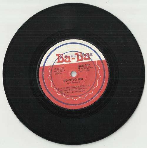 RARE 45 RPM RECORD - DAVID THEKWANE WITH THE BOYOYO BOYS  - "BOYOYO 200" & "ZOLA  5 " - 1972, BA-BA!