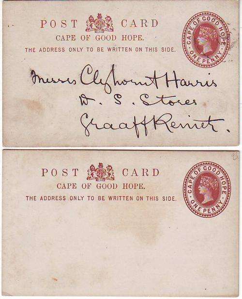Cape of Good Hope post card Used and unused
