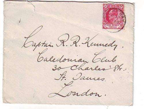 Letter - Cape of good Hope - one Penny to London