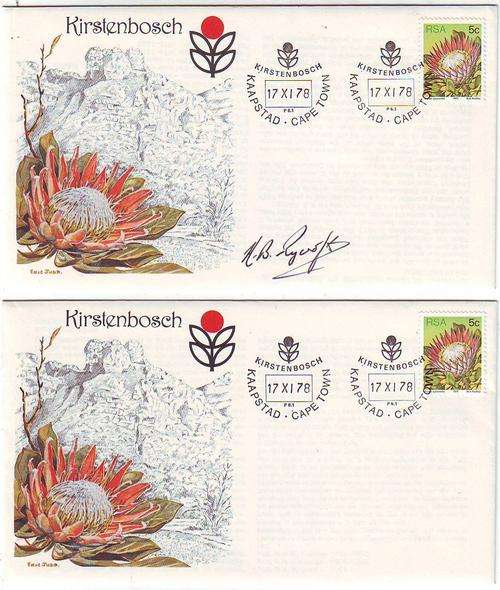 Kirstenbosch covers signed /unsigned (signed by Prof HB Rycroft)