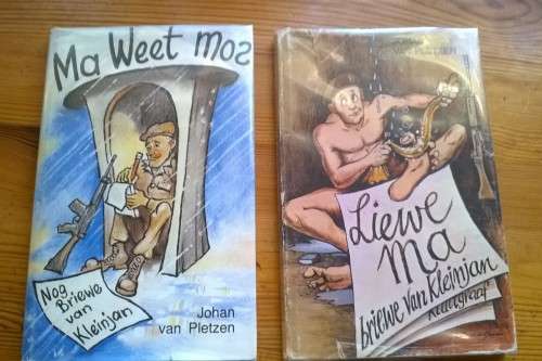 LIEWE MA briewe van Kleinjan + MA WEET MOS, nog briewe van Kleinjan - Johan Van Pletzen - 2 BOOKS