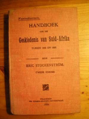 HANDBOEK VAN SUID-AFRIKA - ERIC STOCKENSTROM 1922