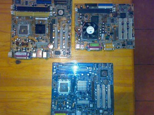 3 X Intel PC Motherboards